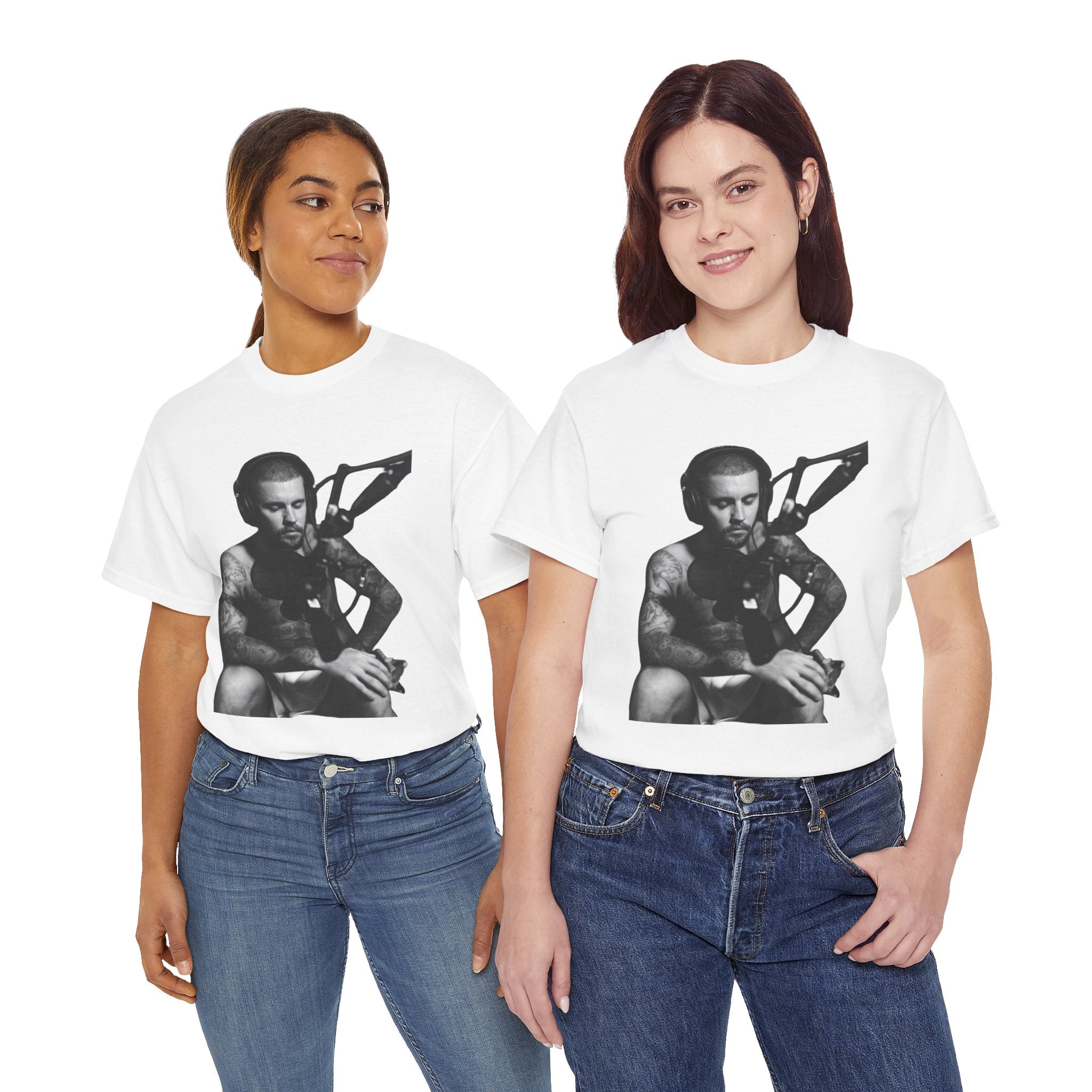Spoken Aura— Vintage Podcast Host Graphic Shirt