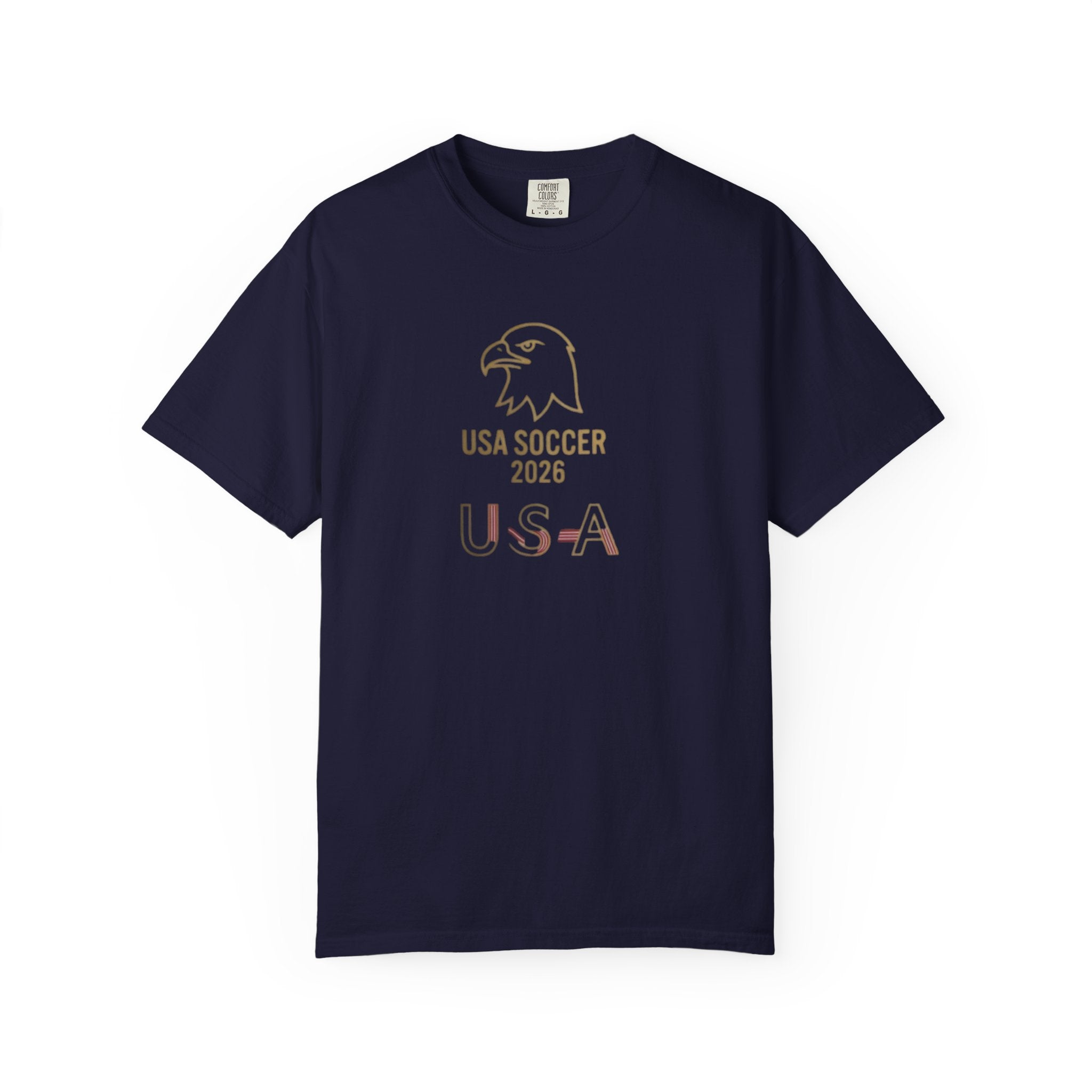 USA Soccer 2026 T-Shirt — Eagle Crest USA Soccer Fan Tee